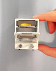 Mini Retro Oven Fridge Magnet with Tiny Bread