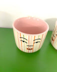 Striped Face Mug