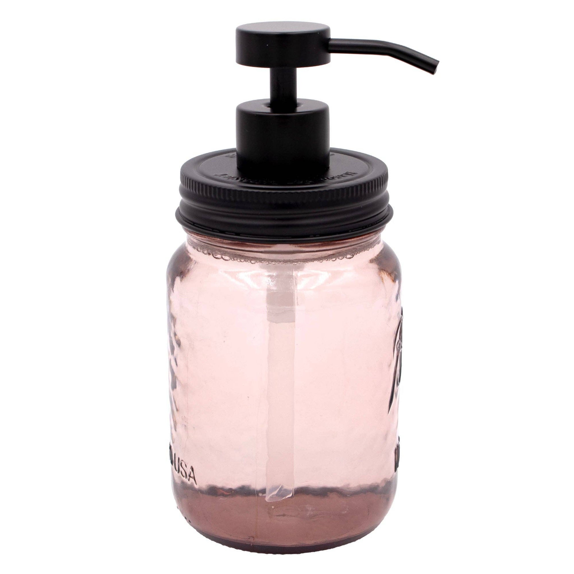 Mason Jar Lifestyle - Matte Black Soap Pump Lid Kit for Mason Jars