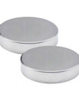 Outset Stainless Steel Round Ice Packs, Set of 2, 3.75"