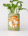 Ceramic Planter, Coffee Can