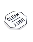 Fox Run Clean or Dirty Dishwasher Magnet, 2.5" x 2.5"