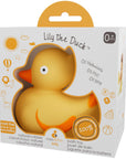 CaaOcho Natural Rubber Toys - Natural Rubber Ducky Non-Toxic Bath Toy, Mold-free design