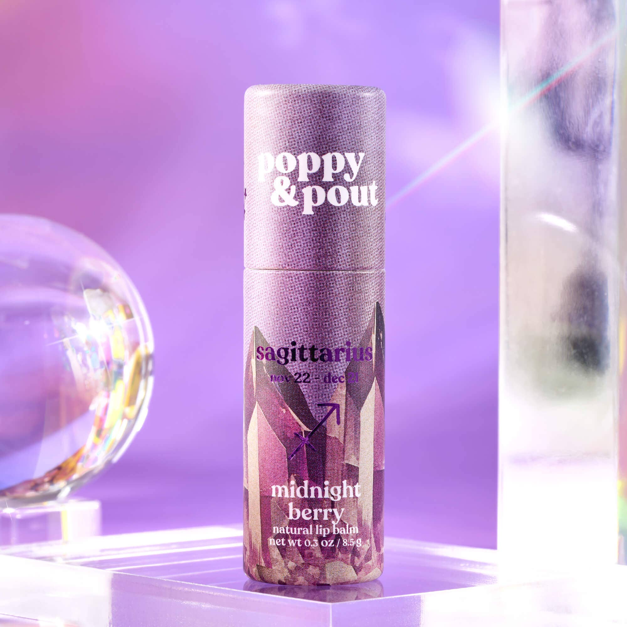 Lip Balm, Zodiac, Sagittarius Midnight Berry