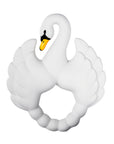 Natural rubber Teether Swan - White