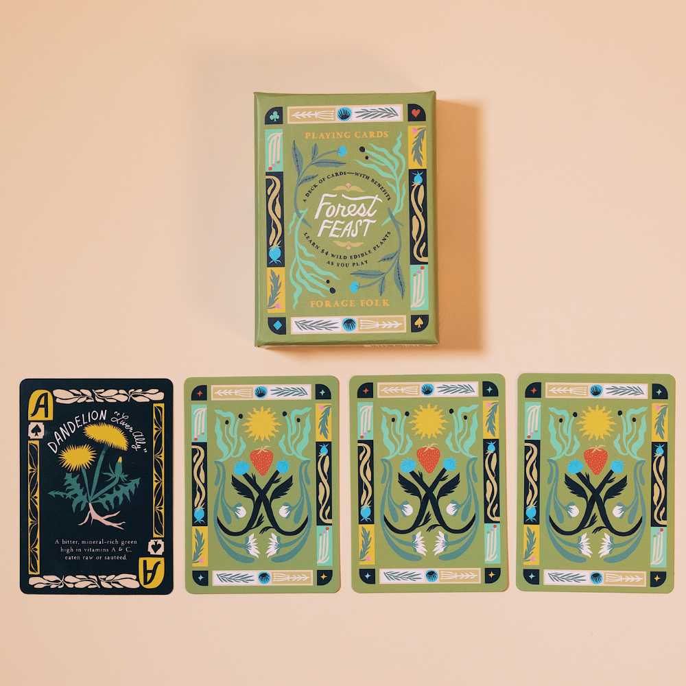 Forest Feast Foraging Playing Card Deck