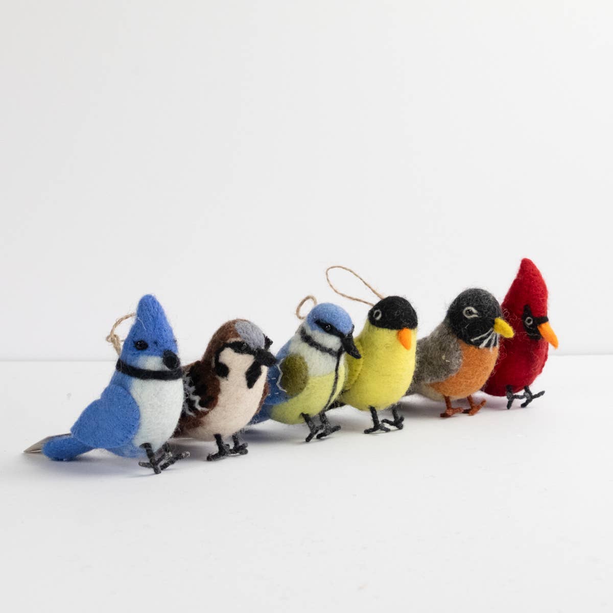 The Winding Road - Ornament - Felt Birds