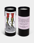 Tarot Candle, High Priestess, 6" Tall & 60 Hr Burn, Berries