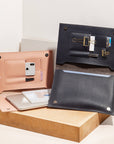 Poketo - XL 15" Minimalist Folio in Blush