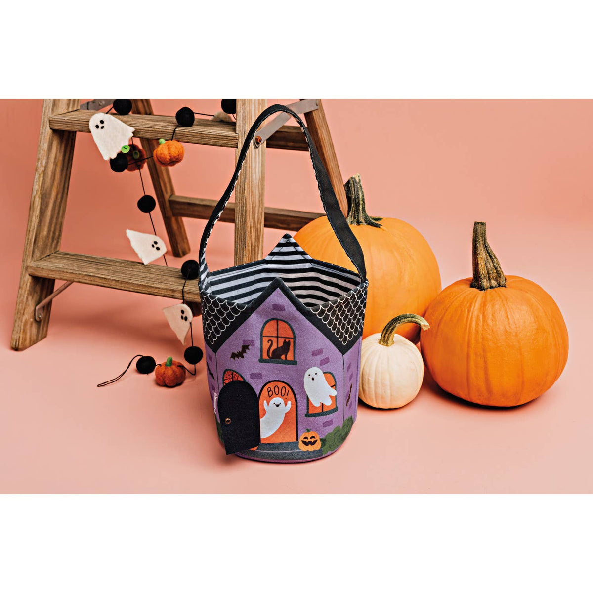 Haunted House Halloween Candy Bucket