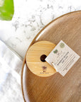 Me Mother Earth - Standard Mouth Bamboo Mason Jar Lids