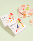 Poketo - Bamboo Coasters in Colorblock