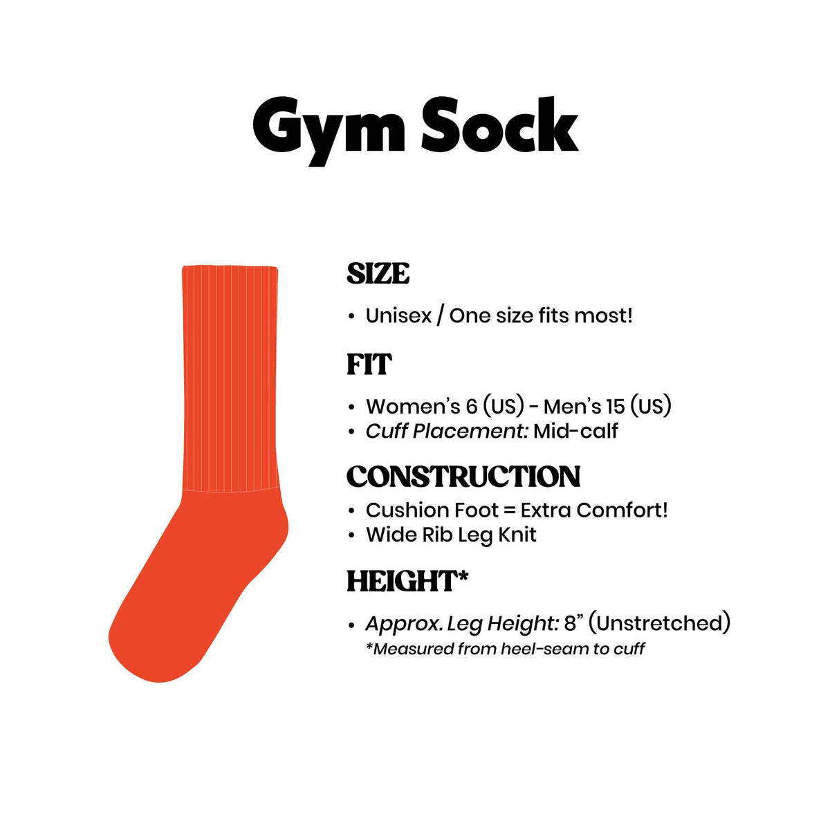 Plant Nerd Gym Crew Socks