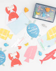 Meri Meri - Under The Sea Kids Valentine's Cards & Erasers Set