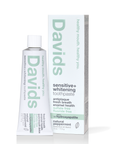 Davids sensitive+whitening nano-hydroxyapatite premium toothpaste / peppermint / 4 oz