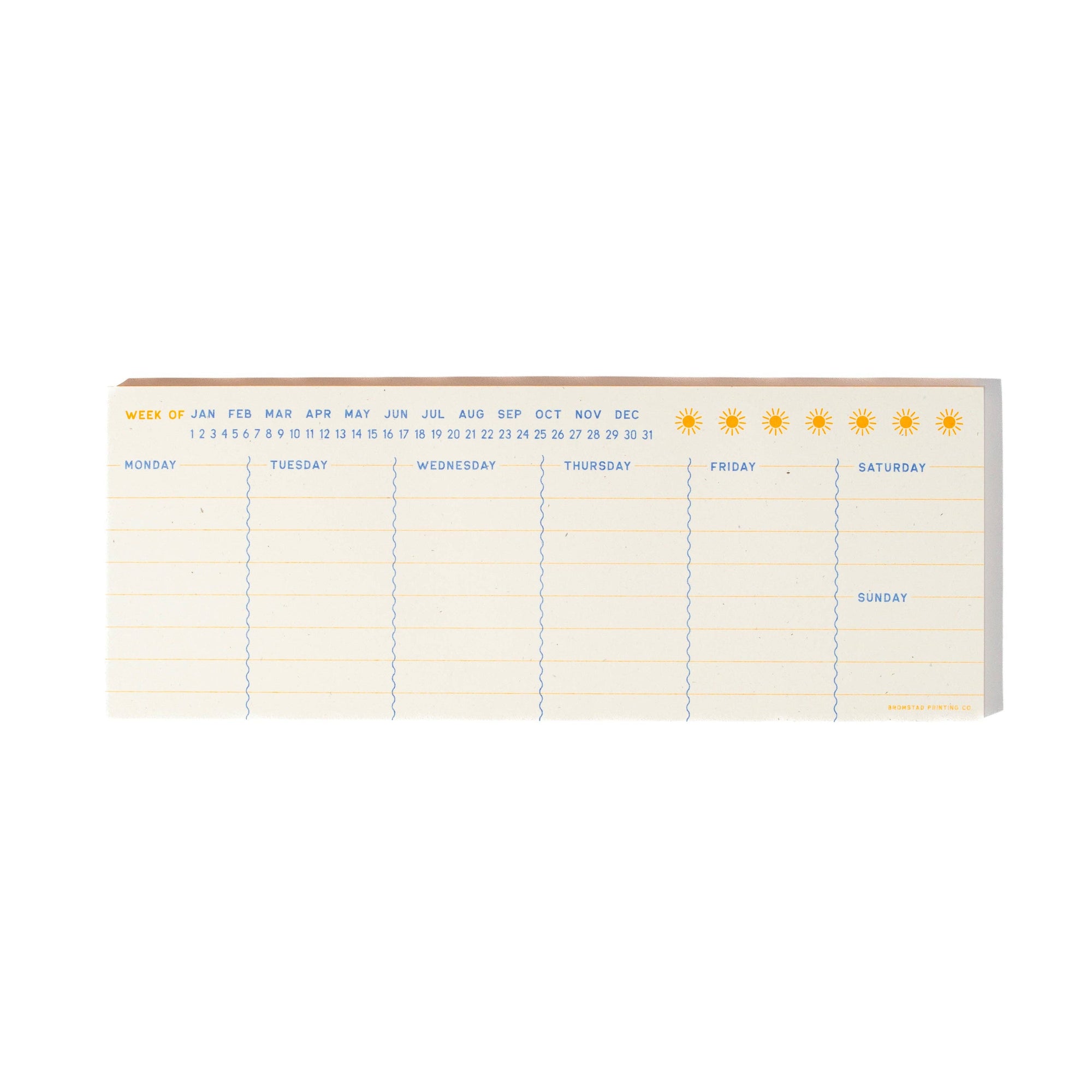 Weekly Planner Notepad