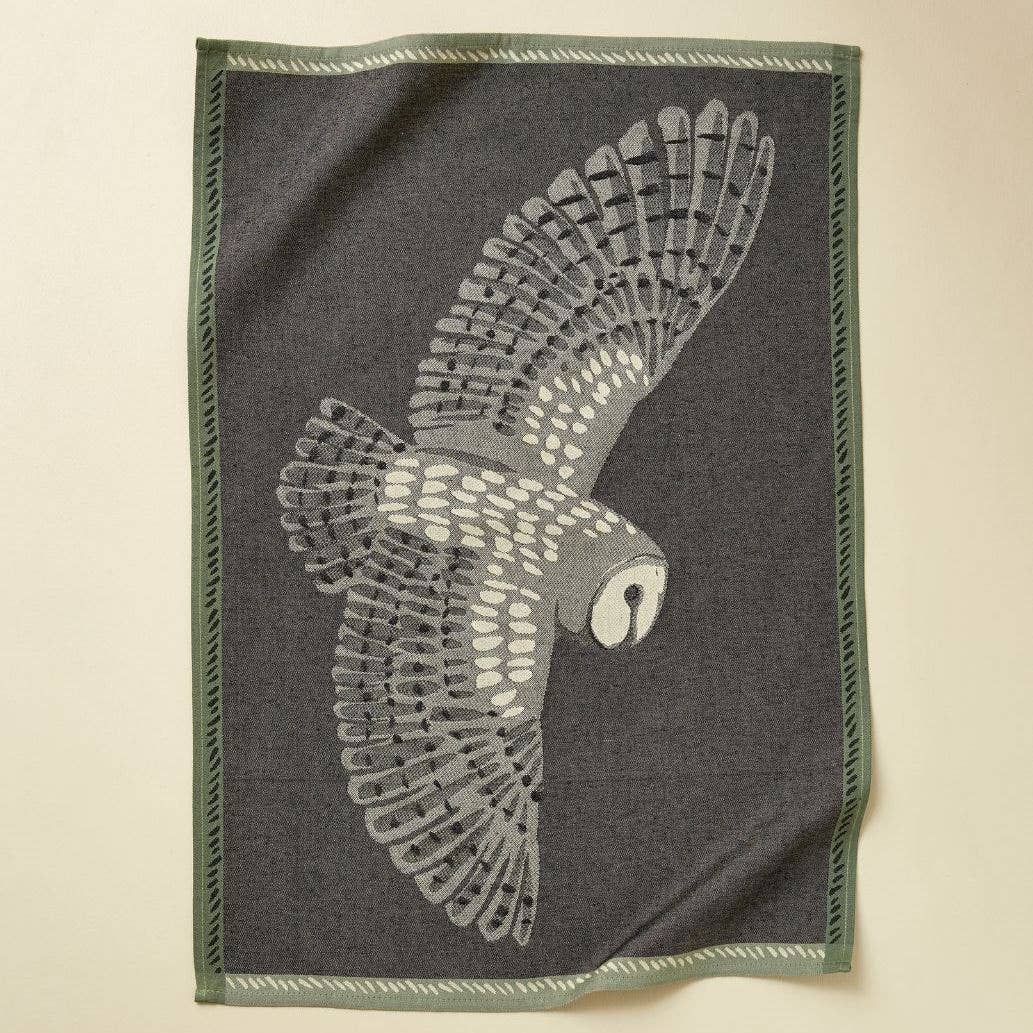 Dishcloths jacquard L'envol anthracite