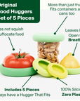Food Huggers - Sage Green Food Huggers - Set of 5