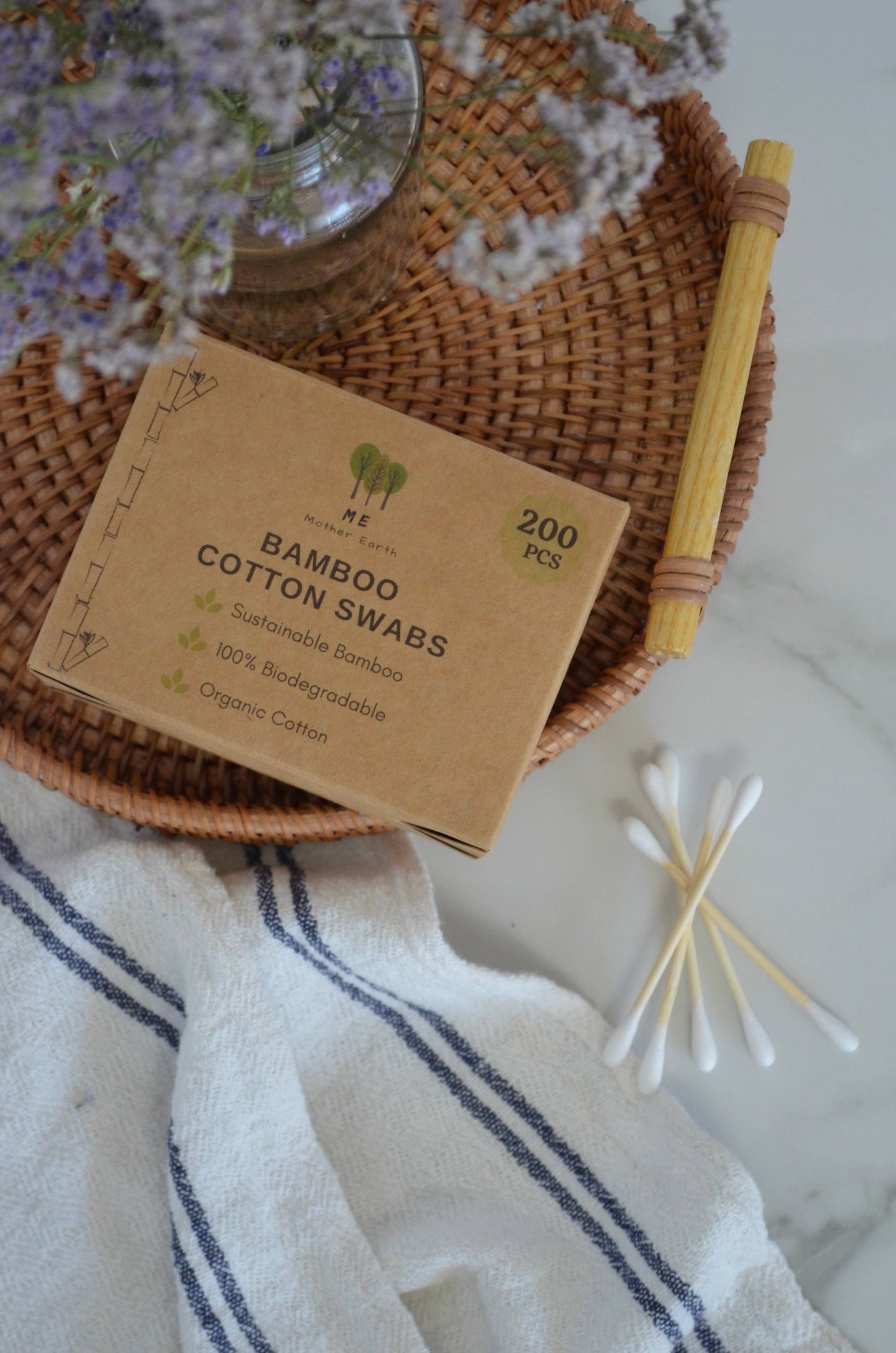 Bamboo Cotton Swabs | Sustainable Toiletries