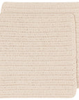 Homespun Natural Crocheted Dishcloths Set of 2