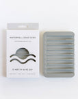 Earth Ahead - Waterfall Silicone Soap Dish - Stone Grey