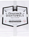Now Designs by Danica - White Floursack Dishtowels Set of 3