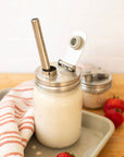 Zefiro - Pourable Jar Lid - Regular Mouth - Stainless Steel