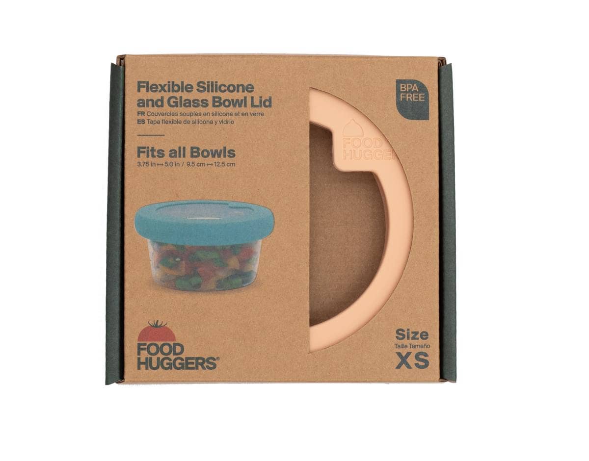 Glass Bowl Lid with Silicone Seal – XSmall – Terra Cotta