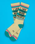 I Like Dogs More Than People Gym Crew Socks
