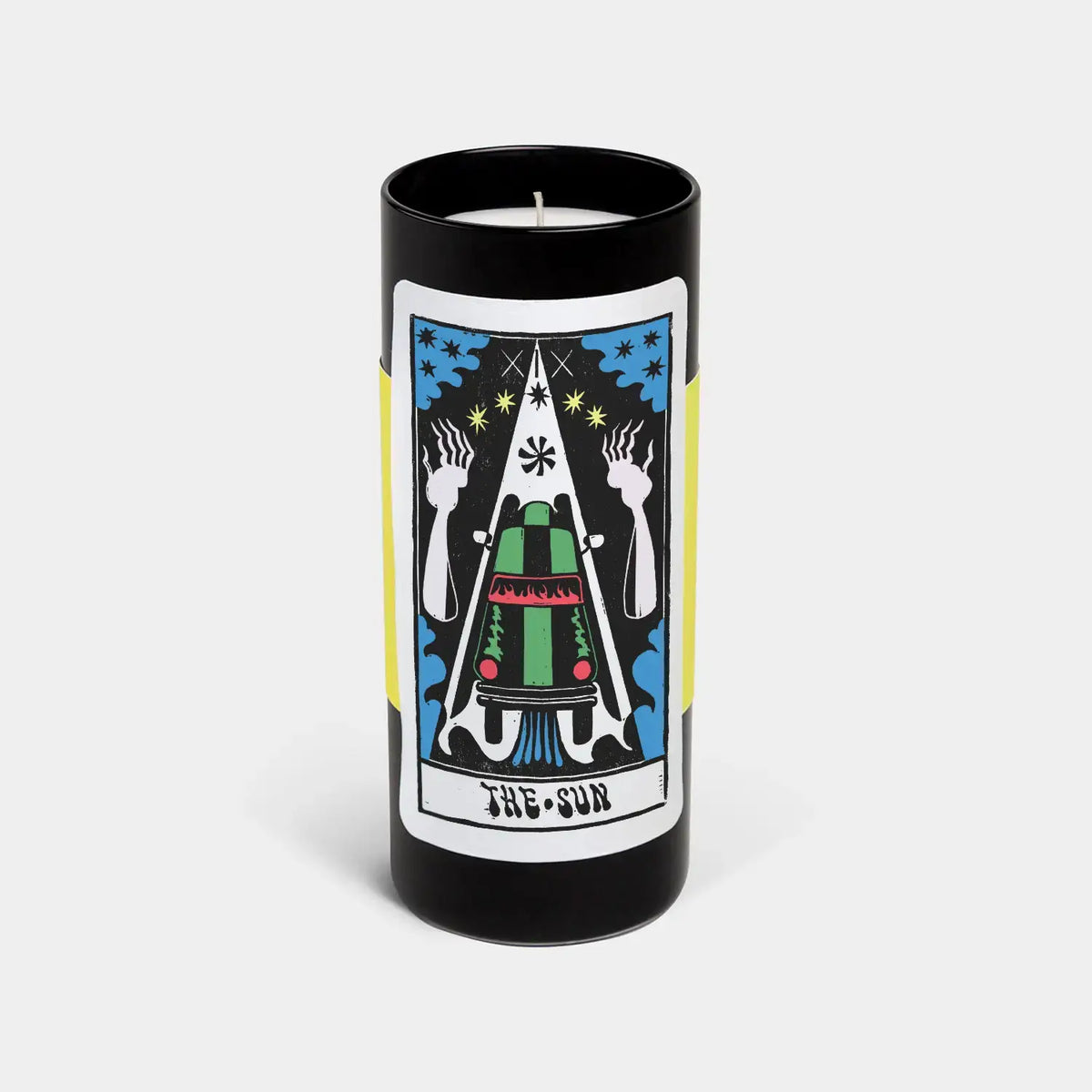 Tarot Candle, The Sun - 6" Tall &amp; 60 Hr Burn, Scented