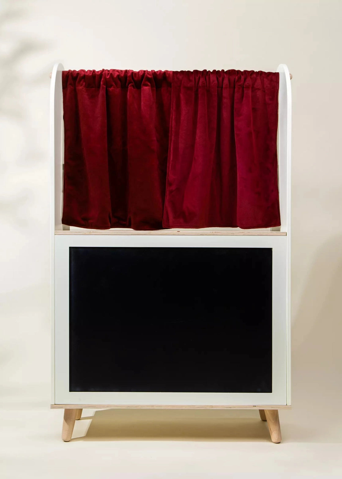Wooden Play Market &amp; Theater Stand