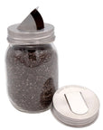 Mason Jar Lifestyle - Grain Dispenser Stainless Steel Lids for Mason Jars 2 Pack
