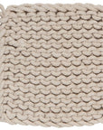 Danica Heirloom - Dove Gray Knit Potholder