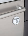 Fox Run Clean or Dirty Dishwasher Magnet, 2.5" x 2.5"