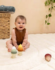 3 Sets of Silicone Stackable Ice Cream Cones (18 pcs)