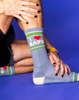 I ❤️ Naps Gym Crew Socks