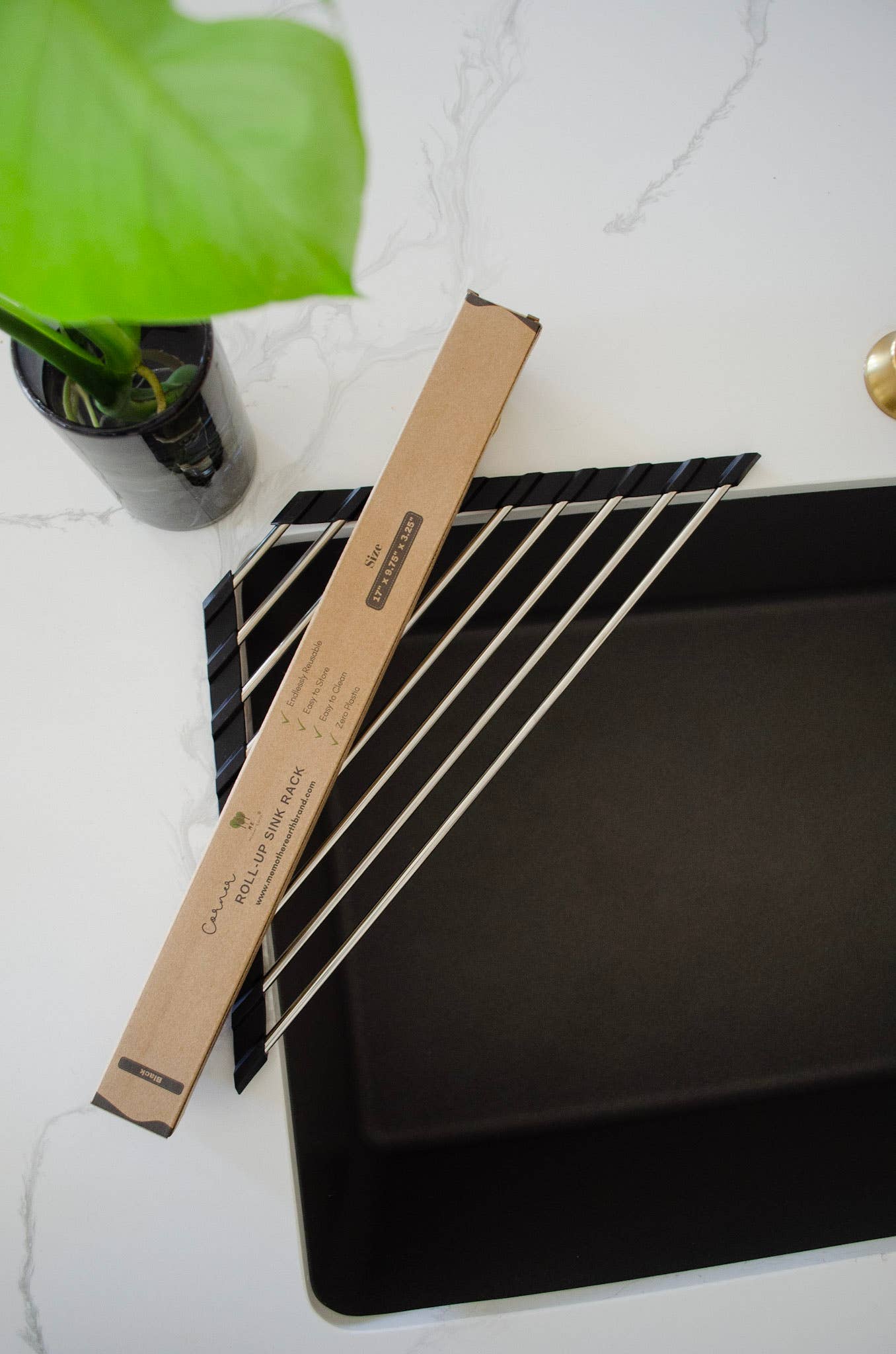 Me Mother Earth - Corner Roll-Up Sink Rack | Shower Rack | Plastic Free