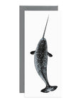 Open Sea - Narwhal Foil Greeting Card