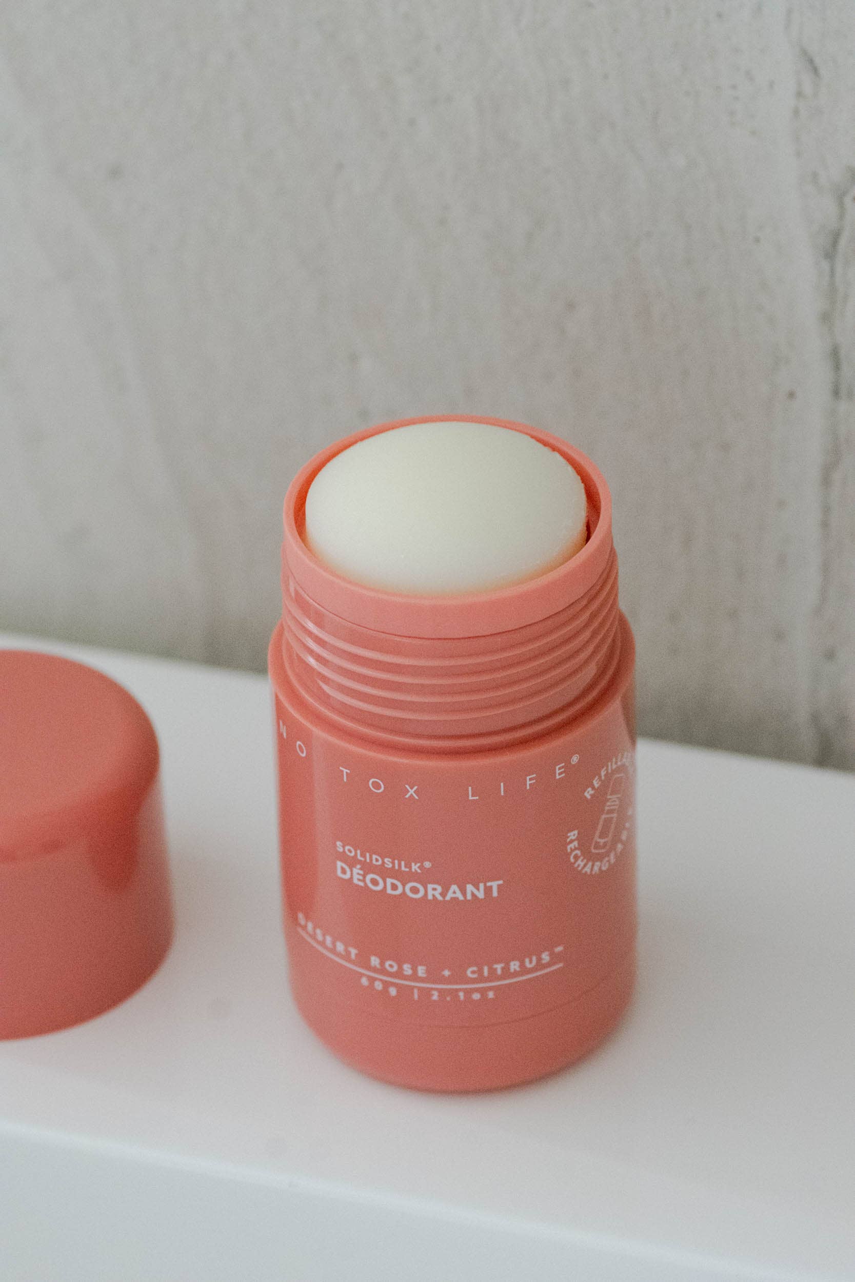 SOLIDSILK® Deodorant (Desert Rose &amp; Citrus) Refillable TUBE - No Tox Life