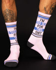 I'm Too Old For This Shit Gym Crew Socks