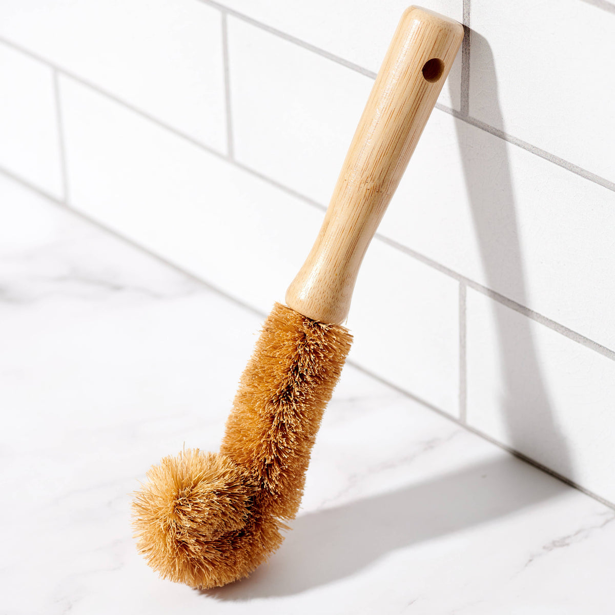 Bamboo &amp; Coconut Fiber Bottle Cleaning Brush