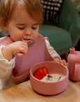 Silicone Baby Suction Bowl with Lid