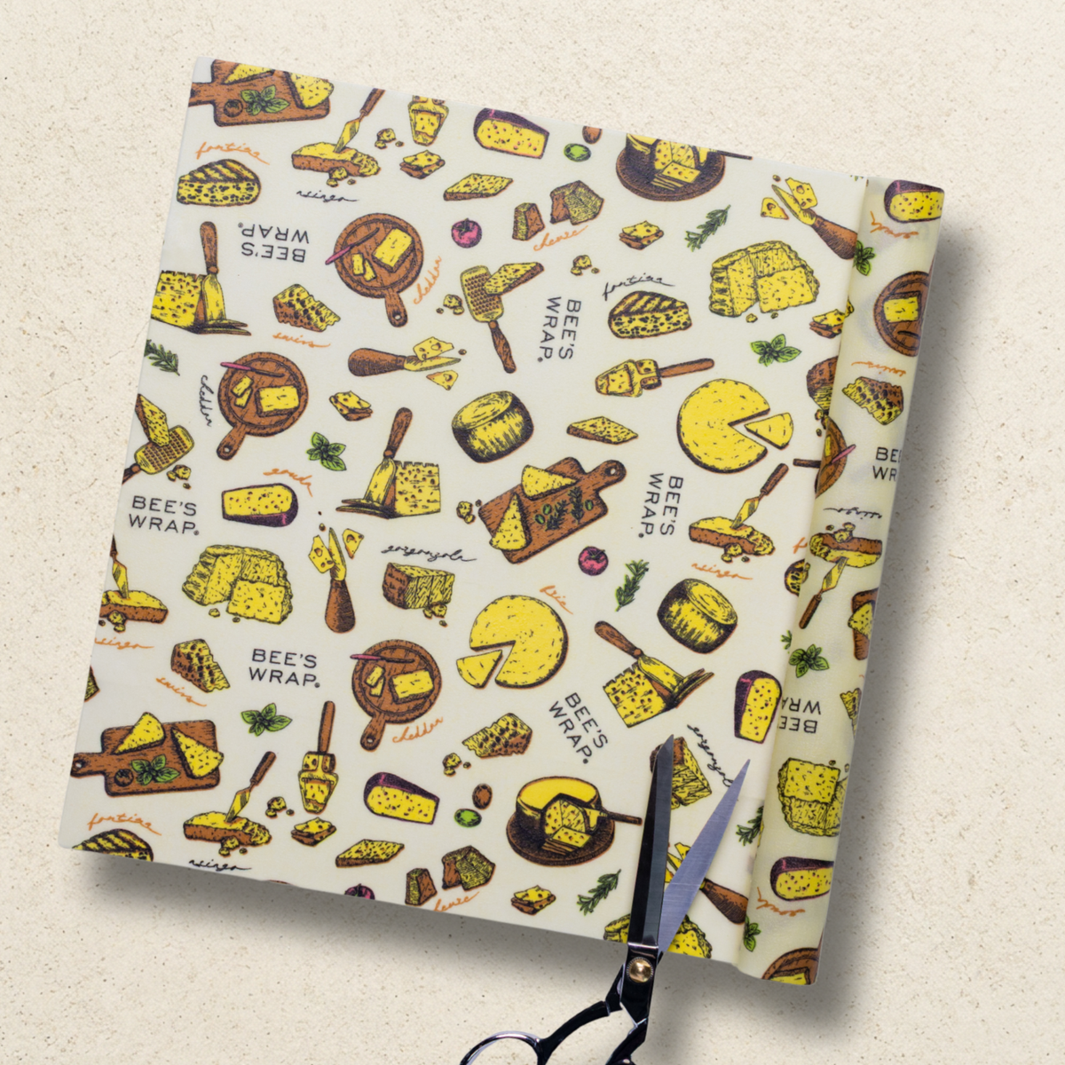 Bees Wrap Reusable Beeswax Food Wrap Roll -Wheels 'n' Wedges