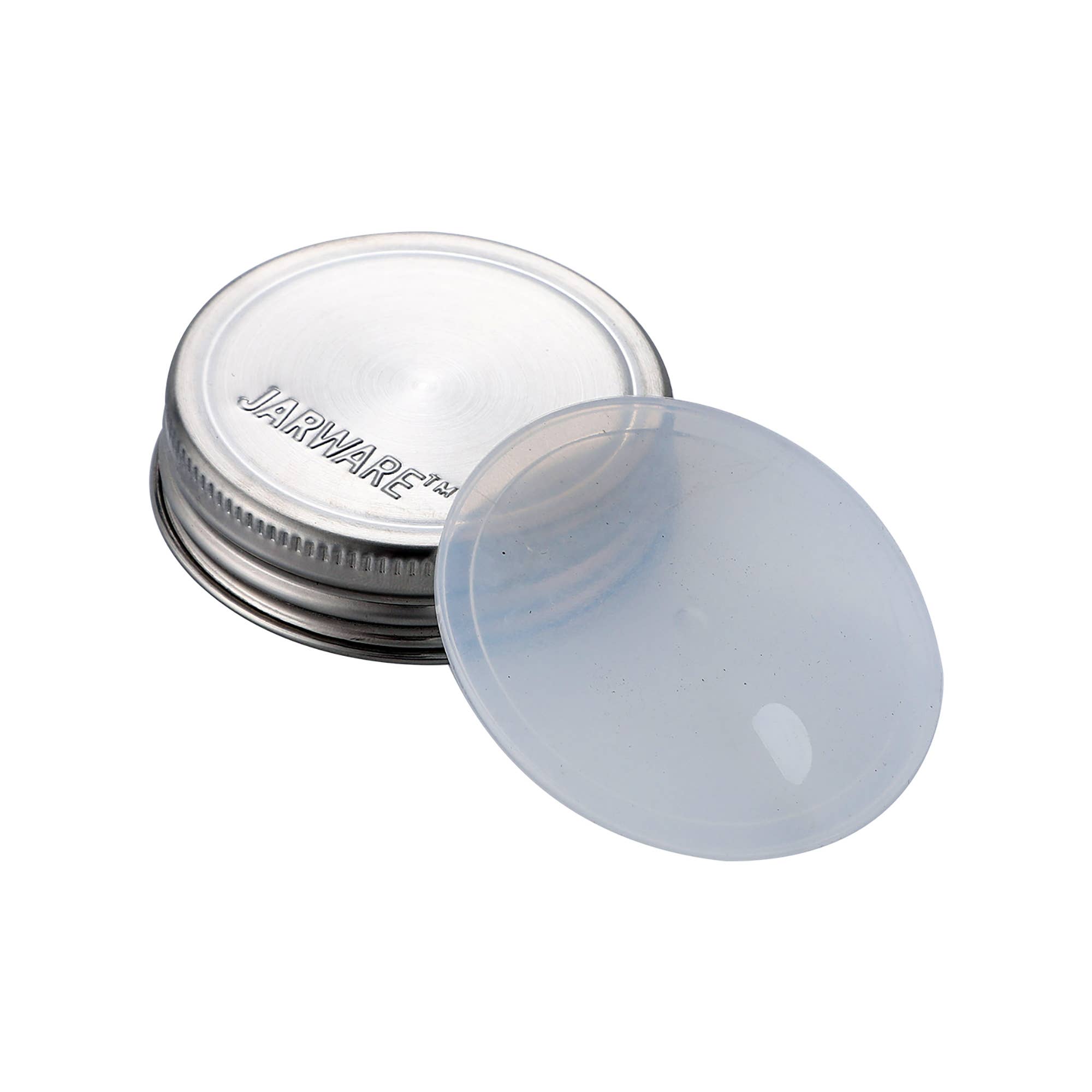 Jarware Stainless Steel Mason Jar Lids, Set of 8