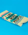 I Like Dogs More Than People Gym Crew Socks