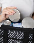 Outset Stainless Steel Round Ice Packs, Set of 2, 3.75"