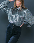 CUTY AESTHETIC FOILED TOP