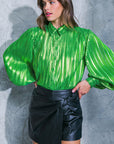 CUTY AESTHETIC FOILED TOP