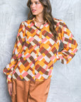 ENJOY EACH DAY WOVEN TOP