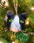 The Winding Road - Ornament - Felt Cat Head, Assorted